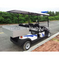 CE 4 seat electric patrol golf cart with cargo box